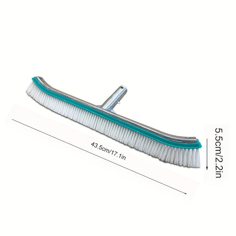 Swimming Pool Brush Plastic Nylon Stainless Steel Cleaning Tool