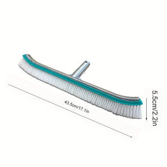 Swimming Pool Brush Plastic Nylon Stainless Steel Cleaning Tool