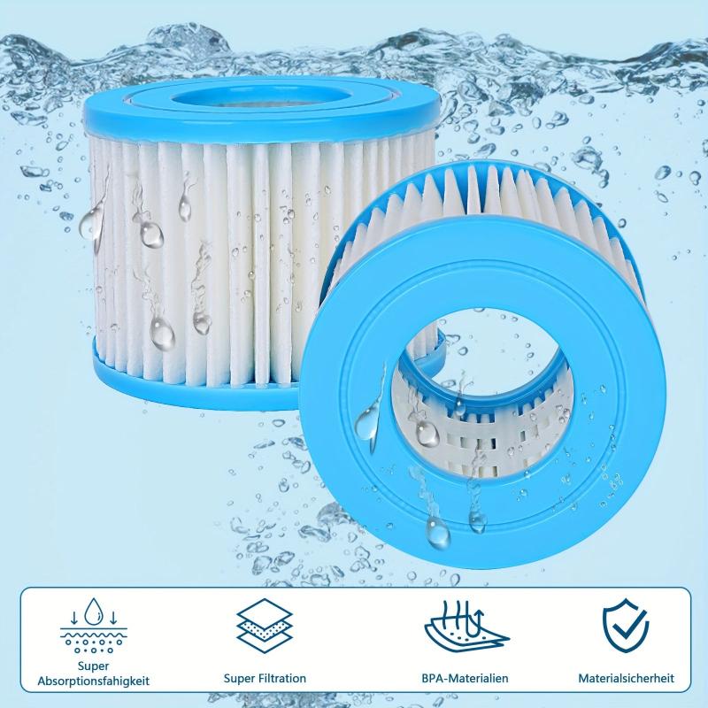 6pcs Saluspa Hot Tub Filters & Pool Accessories