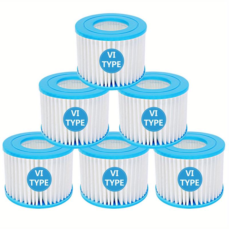 6pcs Saluspa Hot Tub Filters & Pool Accessories