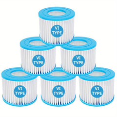 6pcs Saluspa Hot Tub Filters & Pool Accessories