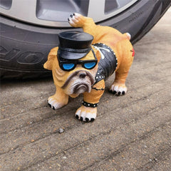Dog Resin Outdoor Statue Garden Ornaments Decoration Micro Landscape