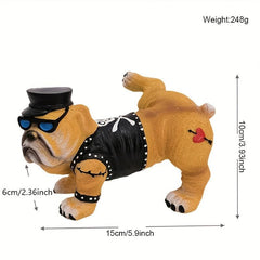 Dog Resin Outdoor Statue Garden Ornaments Decoration Micro Landscape