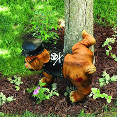 Dog Resin Outdoor Statue Garden Ornaments Decoration Micro Landscape