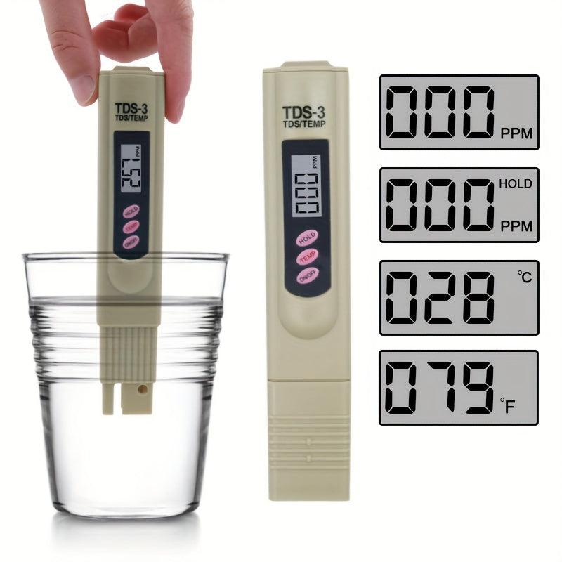 Water Tester LCD Display Accuracy Water Meter Drinking Water Aquariums RO System