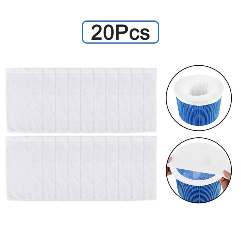Skimmer Socks Swimming Pool Filter Sleeve Net Saver For Basket Skimmer
