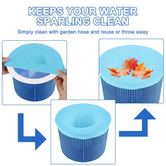Skimmer Socks Swimming Pool Filter Sleeve Net Saver For Basket Skimmer