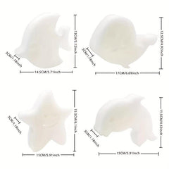 4-Piece High-Efficiency Absorbing Pool Sponges Set