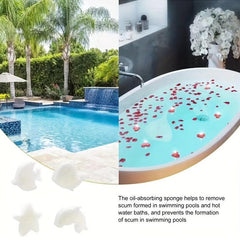 4-Piece High-Efficiency Absorbing Pool Sponges Set