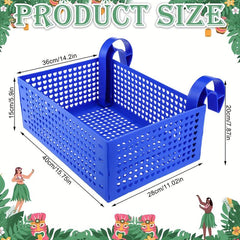 Poolside Storage Basket Pool Toy Basket Above Ground Pool Storage Basket
