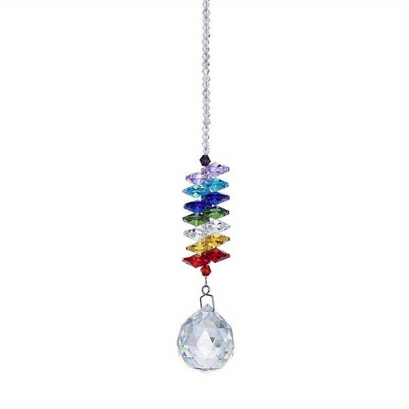 Colorful Glass Chandelier Suncatchers Prisms Hanging Ornament