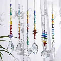 Colorful Glass Chandelier Suncatchers Prisms Hanging Ornament
