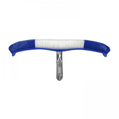 Flexible Bristle Brush Aluminum Handle Clean Pool Walls Tile Floors