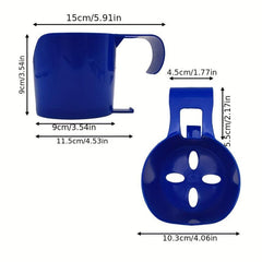 4pcs Pool Shelf Beer Cup Holder Hand Sanitizer Rack