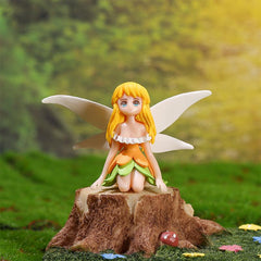 Set of 4 Flower Fairy Pixie Wings for Garden & Dollhouse