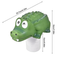 Floating Crocodile Chlorine Dispenser Swimming Pool Dosing Device