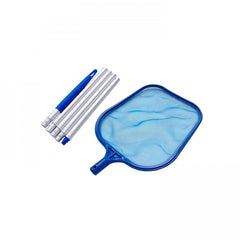 48 In 5 Section Leaf Skimmer & Aluminium Pole - Pool Rake Net for Debris Removal