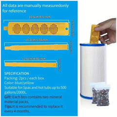 2pcs Spa Mineral Stick For Hot Tub - 4 Months Lifetime - 2 Packs