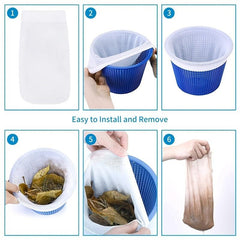 50 Pack Swimming Pool Filter Bag Garden Tools and Accessories