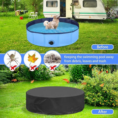 Foldable Dog Pet Bath Pool Cover Round Pool Collapsible Swimming Pool Cover