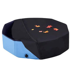 Foldable Dog Pet Bath Pool Cover Round Pool Collapsible Swimming Pool Cover