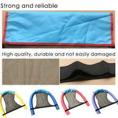 Inflatable Swimming Pool Chair Net Bag Mat Water Float Lounger