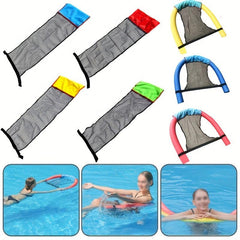 Inflatable Swimming Pool Chair Net Bag Mat Water Float Lounger