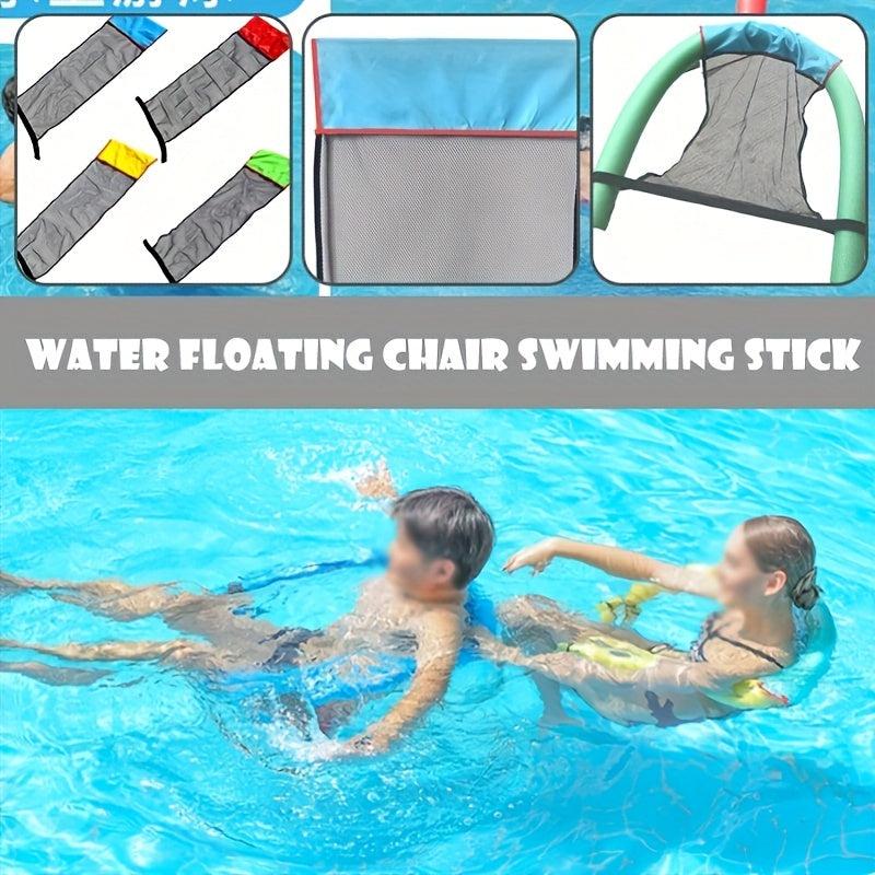Inflatable Swimming Pool Chair Net Bag Mat Water Float Lounger