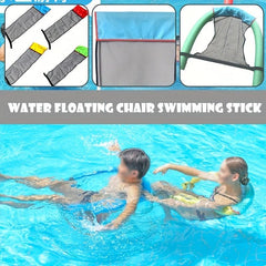 Inflatable Swimming Pool Chair Net Bag Mat Water Float Lounger
