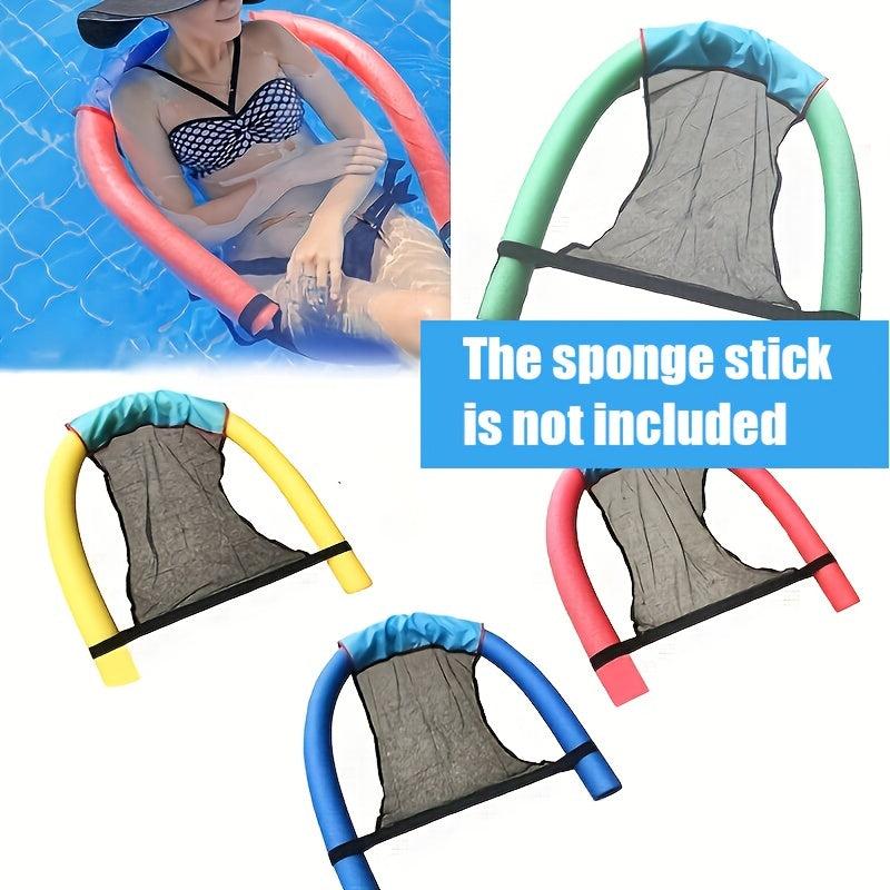 Inflatable Swimming Pool Chair Net Bag Mat Water Float Lounger