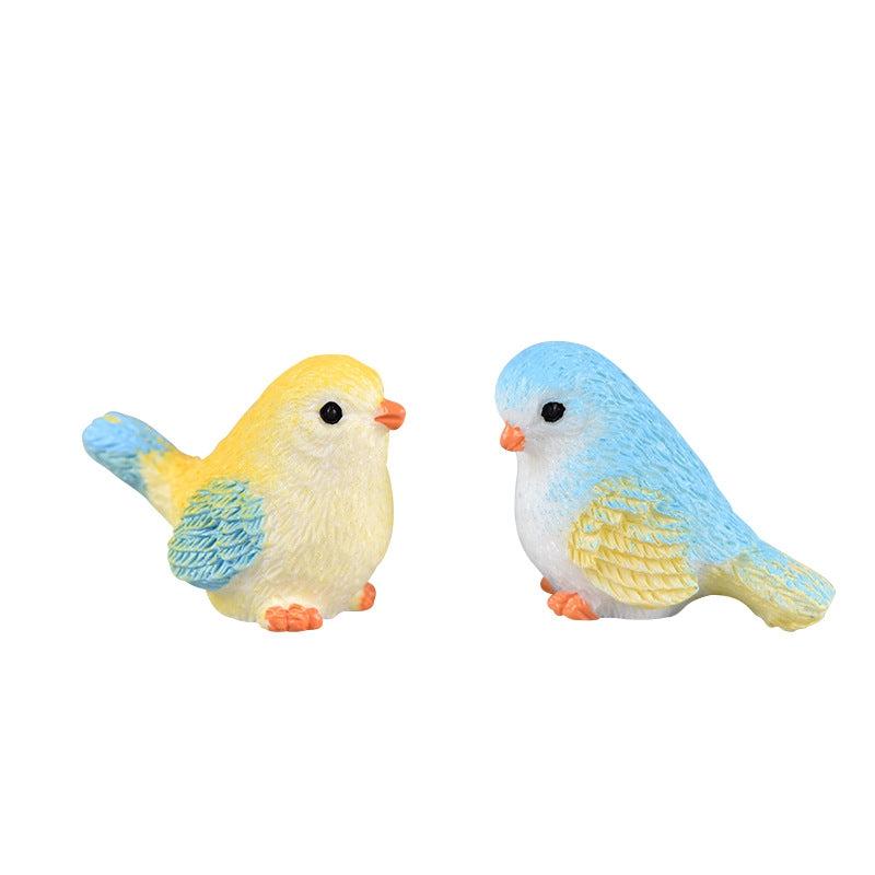 Cute Cartoon Bird Ornament for Home Decor