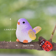 Cute Cartoon Bird Ornament for Home Decor