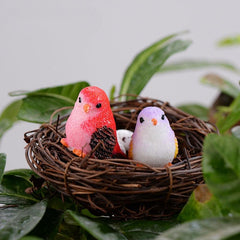 Cute Cartoon Bird Ornament for Home Decor