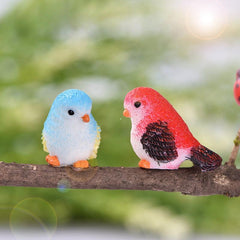 Cute Cartoon Bird Ornament for Home Decor
