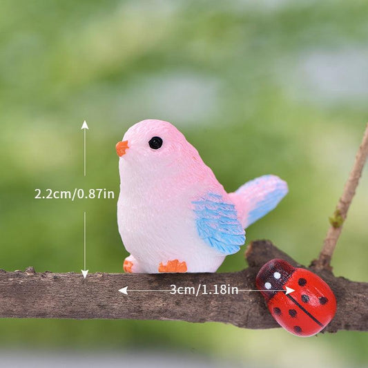 Cute Cartoon Bird Ornament for Home Decor