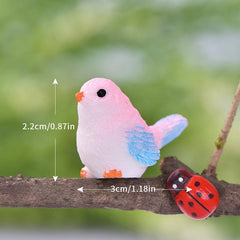 Cute Cartoon Bird Ornament for Home Decor