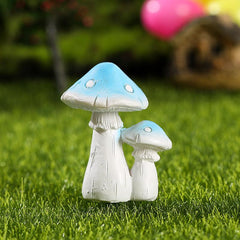 DIY Resin Mushrooms Garden Pot Figurines