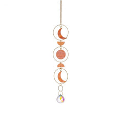 Shell Pattern Crystal Suncatcher for Window - Moon Decor Rainbow Maker