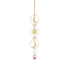 Shell Pattern Crystal Suncatcher for Window - Moon Decor Rainbow Maker