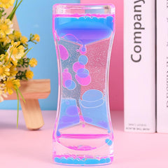 Creative Two Liquid Hourglass Timer Leak Acrylic Craft