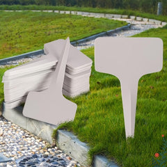 50pcs Plastic Plant Labels T-shaped Waterproof Tags