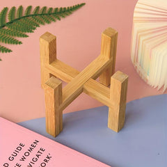Bamboo Plant Rack Flower Rack Small Plant Pot