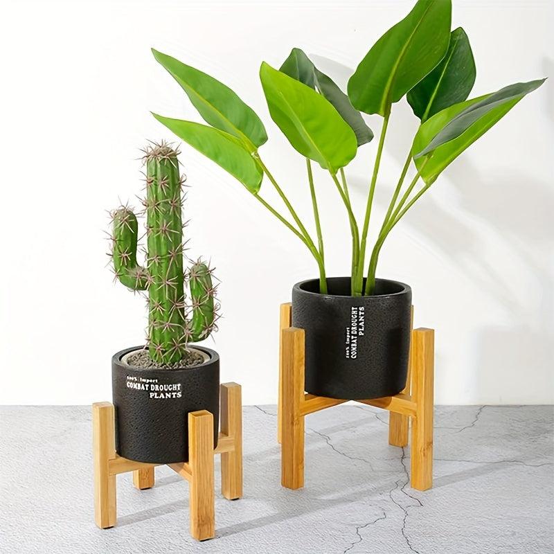 Bamboo Plant Rack Flower Rack Small Plant Pot