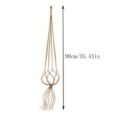 Vintage Hanging Flower Pots Holder Basket Plant Net Basket