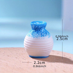 Resin Crafts Vase for Succulent Plant Bonsai Decor