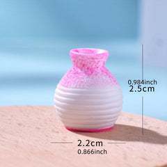 Resin Crafts Vase for Succulent Plant Bonsai Decor