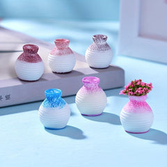 Resin Crafts Vase for Succulent Plant Bonsai Decor