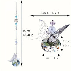 Butterfly Crystal Sun Catcher for Home Decor