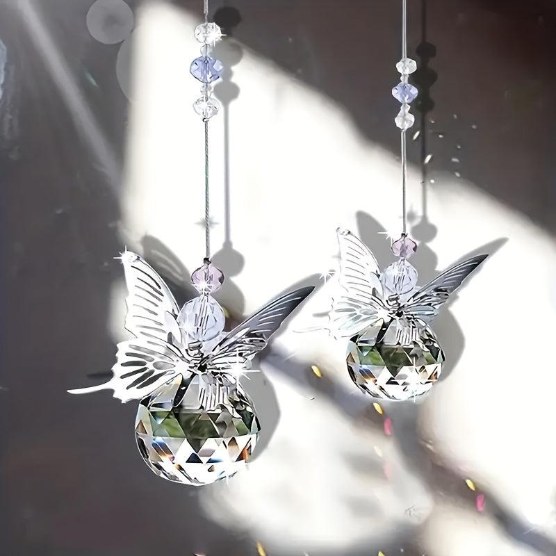 Butterfly Crystal Sun Catcher for Home Decor