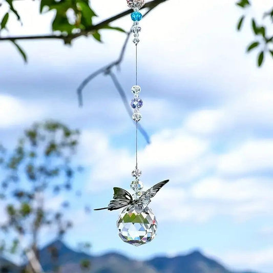 Butterfly Crystal Sun Catcher for Home Decor